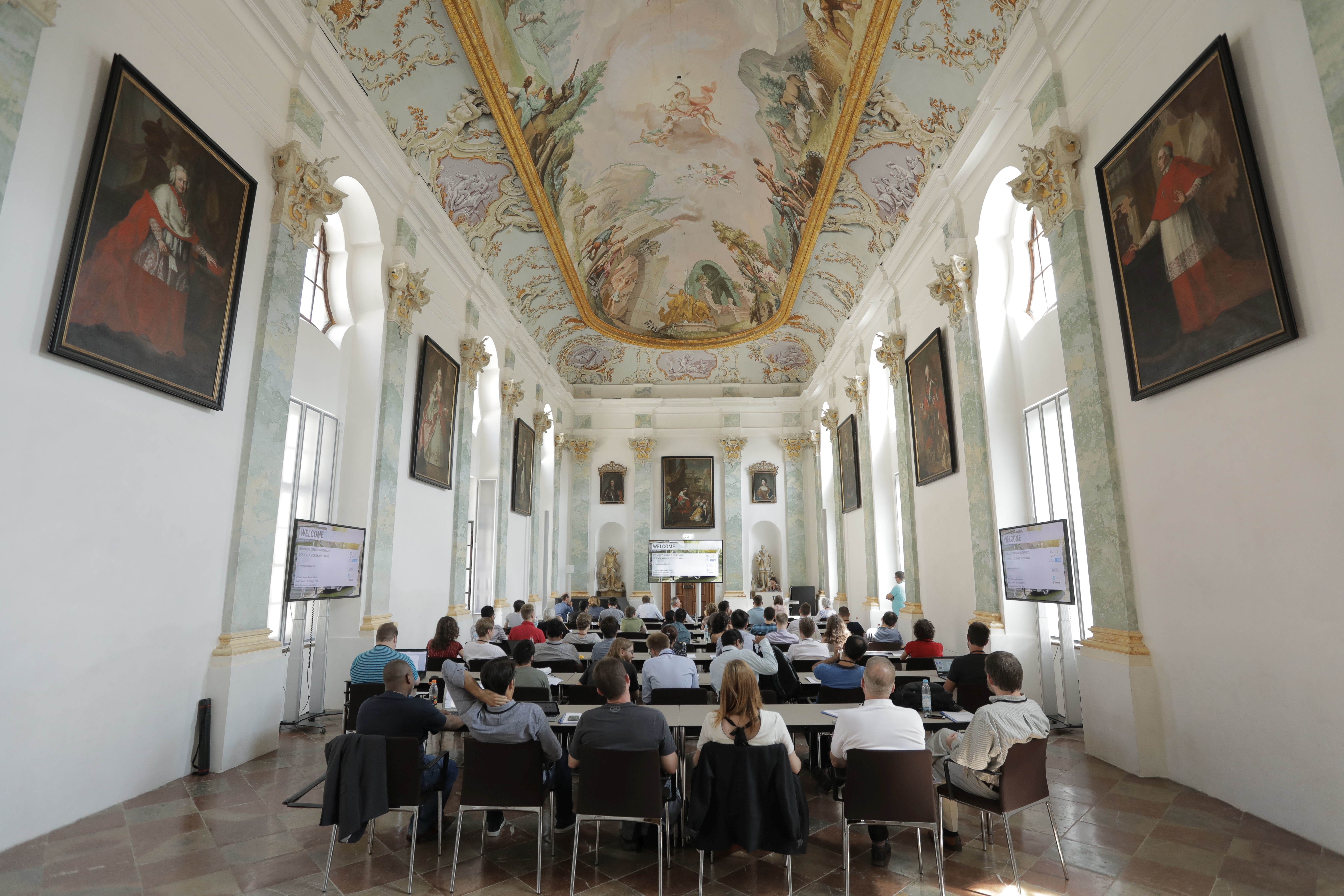 34 PhD students from 18 countries participated in the BMW Summer School 2018 at the TUM Academy Center in Raitenhaslach.