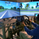 Eye Tracking used in a driving simulator.