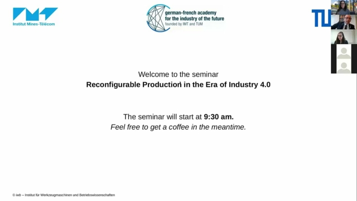 Opening and keynote “Reconfigurable Production in the Era of Industry 4.0” – youtube